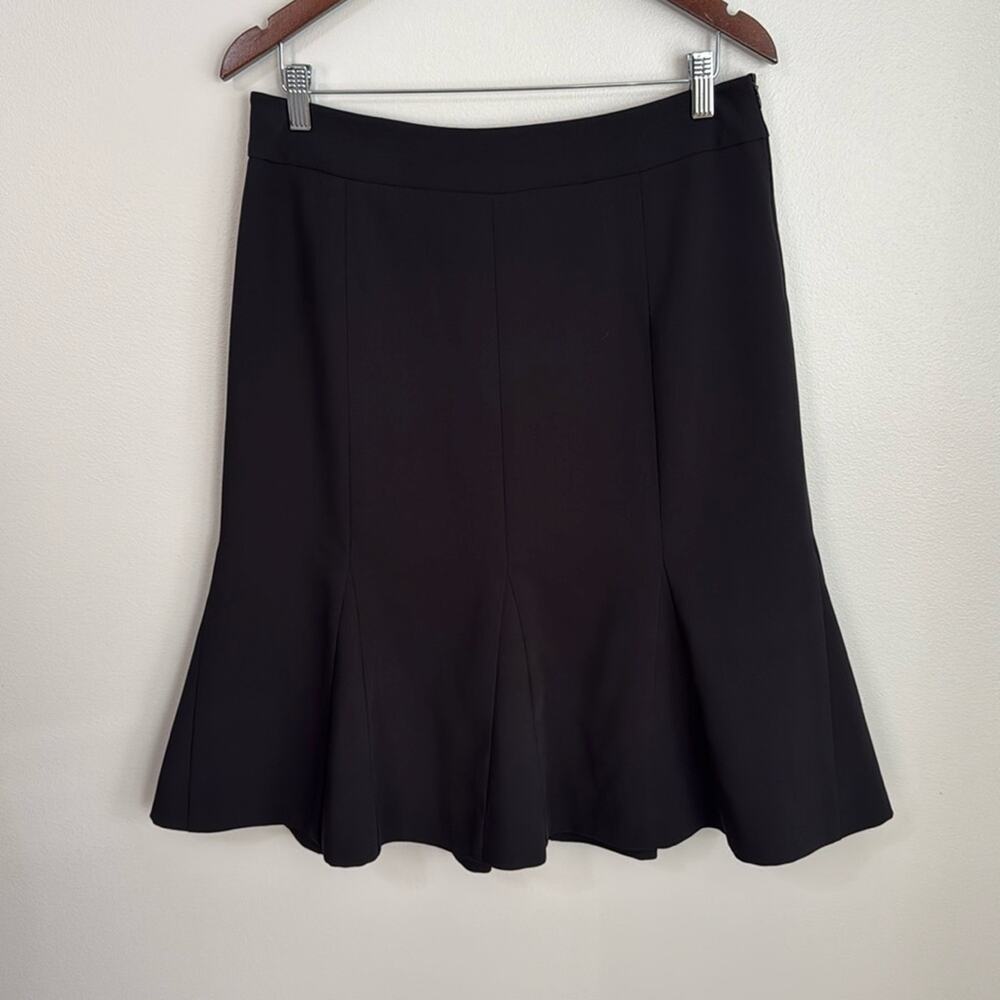 Doncaster Signature Black Fit/Flare Skirt Size 10